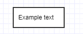 text inside a rectangle