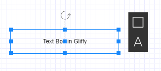 text box with text typed in it